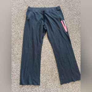 Vintage Victoria's Secret Dark Gray Sweatpants with Pink Logo